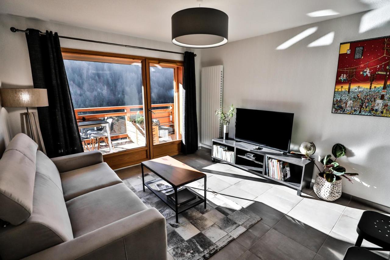 Appt Primeveres - Centre Village, Vue Montagne - Aravistour سان جان دو سكست المظهر الخارجي الصورة